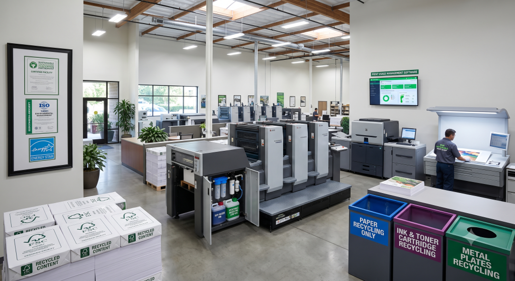 Environmentally Responsible Printing: Green Options in Orange County