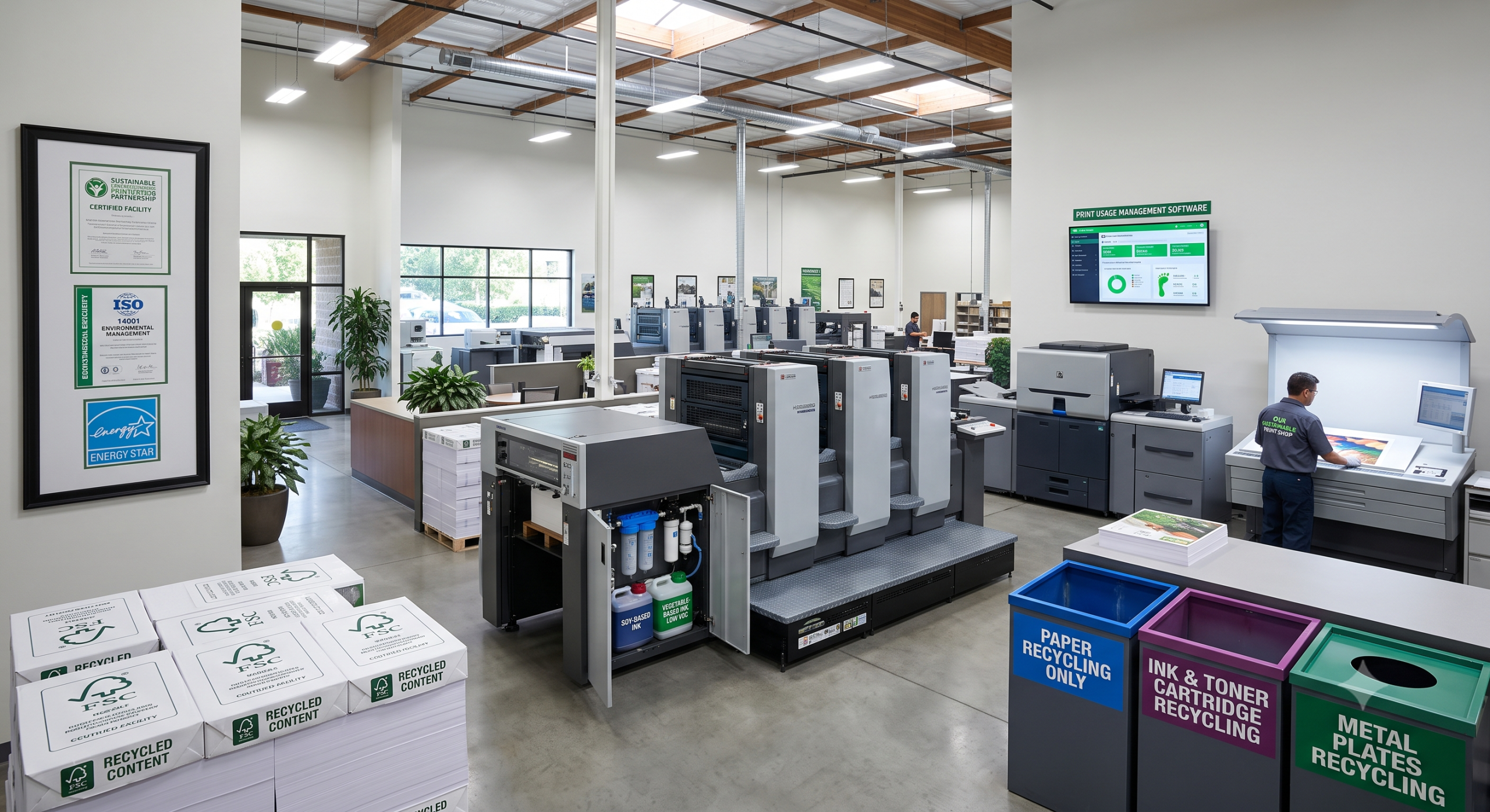 Environmentally Responsible Printing: Green Options in Orange County